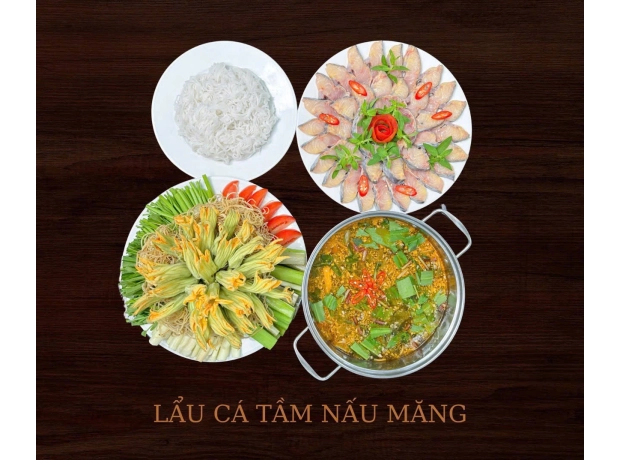 Lẩu Cá Tầm Nấu Măng