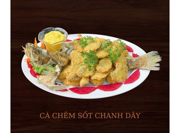 Cá Chẽm Sốt Chanh Dây