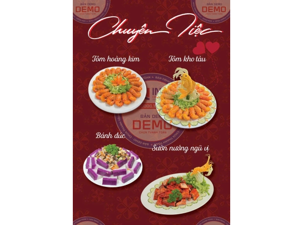Tôm Hoàng Kim - Tôm Kho Tàu - Bánh Đúc - Sườn Nướng Ngũ Vị
