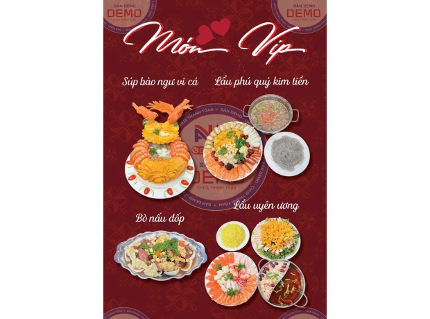 Súp Bào Ngư Vi Cá - Lẩu Phú Quý Kim Tiền - Bò Nấu Đốp - Lẩu Uyên Ương 